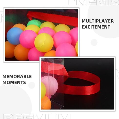 3 مجموعات من Toyvian متعة الحفلات التفاعلية مع كرة اهتزاز للتجمعات العائلية تتضمن أحزمة كرات بونج مربعة لإثارة متعددة اللاعبين in Kuwait