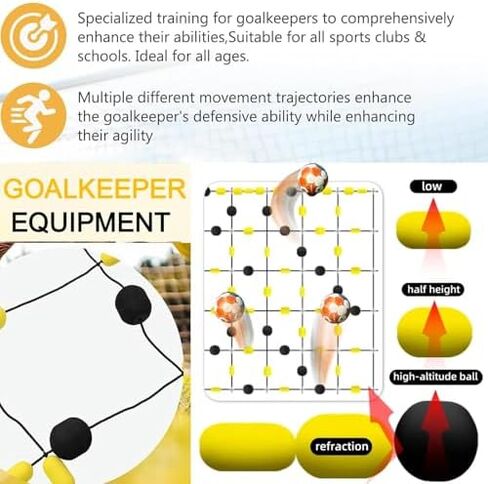 Goalkeeper Training Equipment, Floor Matrix Deflector for Reflex and Agility Training with Multiple Refraction Angles in Saudi Arabia