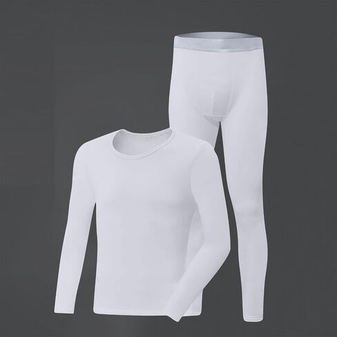 ملابس داخلية حرارية ABABC للرجال مبطنة بالصوف، طبقة أساسية طويلة من الطقس البارد، مجموعة سفلية علوية شتوية حرارية in Kuwait