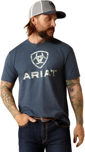 ARIAT Men's Liberty USA Camo Tee in Saudi Arabia