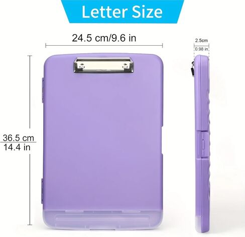 1pc Clipboard with Pen Holder High Capacity Clipboard with Storage, Easily Organize and Store Your Documents Plastic Clipboards(Sky Blue) in Saudi Arabia