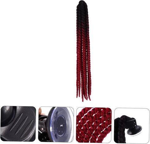 Dreadlocks Ponytail Bike Scooter Skull Rack Cycling Motocross Hat Motorcycle Accessories Girl Decor in Kuwait