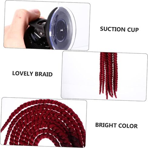 Dreadlocks Ponytail Bike Scooter Skull Rack Cycling Motocross Hat Motorcycle Accessories Girl Decor in Kuwait
