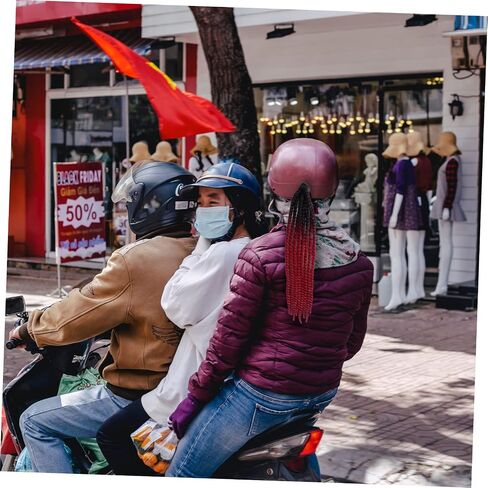 Dreadlocks Ponytail Bike Scooter Skull Rack Cycling Motocross Hat Motorcycle Accessories Girl Decor in Kuwait