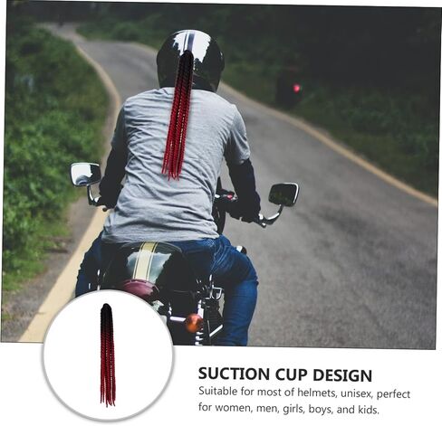 Dreadlocks Ponytail Bike Scooter Skull Rack Cycling Motocross Hat Motorcycle Accessories Girl Decor in Kuwait