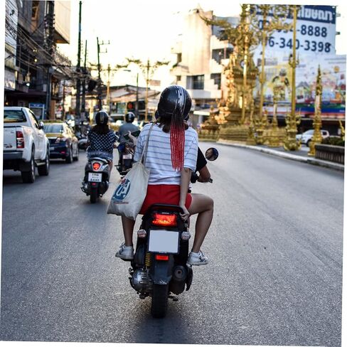 Dreadlocks Ponytail Bike Scooter Skull Rack Cycling Motocross Hat Motorcycle Accessories Girl Decor in Kuwait