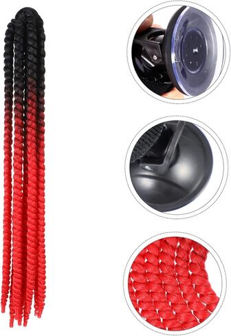 المجدل ذيل حصان دراجة سكوتر الجمجمة رف الدراجات موتوكروس قبعة دراجة نارية اكسسوارات فتاة ديكور in Kuwait