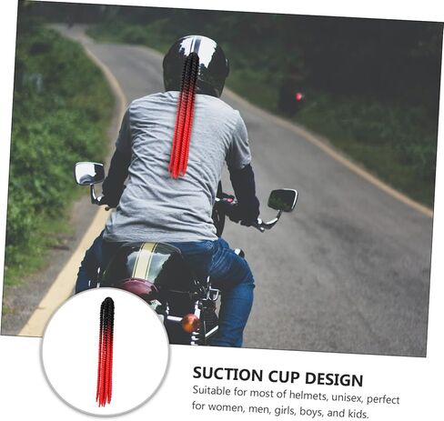 المجدل ذيل حصان دراجة سكوتر الجمجمة رف الدراجات موتوكروس قبعة دراجة نارية اكسسوارات فتاة ديكور in Kuwait