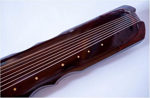 OrientalMusicSanctuary Aged Paulownia Guqin for Performers - 7 String Chinese Zither - INCLUDES INSTRUCTIONAL BOOK BY LI XIANGTING in Kuwait