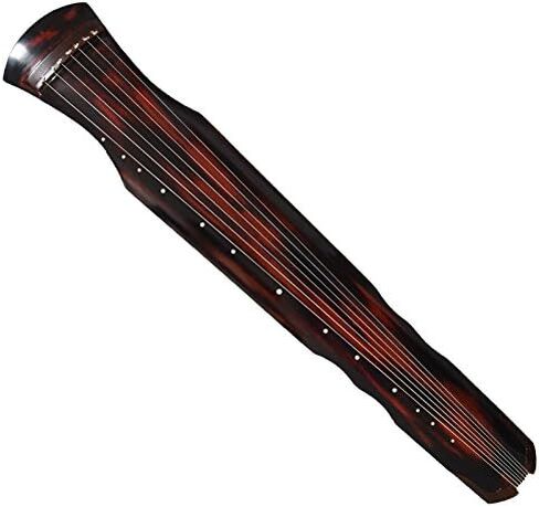 OrientalMusicSanctuary Vermillion Lacquered Aged Paulownia Guqin for Performers in Kuwait