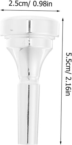 Brass Cornet Mouthpiece Short Number for Replacement Key Metal Labor Saving Design Cornet Accessories in Saudi Arabia