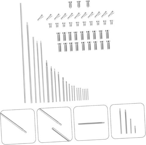 طقم إصلاح Zerodeko Oboe لآلات النفخ الخشبية وعصي العمود الملولبة والمسامير البديلة لأجزاء إصلاح الأدوات المدمجة للمبتدئين والمحترفين in Kuwait