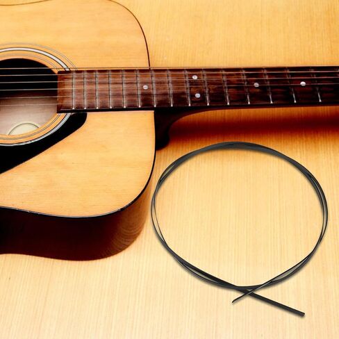 Toyvian 20PCS Guitar Edging Strips: Decorative Binding Purfling Strip Guitar Body Inlay Material for Acoustic and Electric Parts Accessories in Saudi Arabia