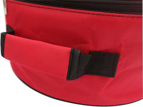 Bass Drum Bag Carrying Bag Drum Case Snare Drum Backpack for Sheet Music Show Percussion Parts, Red in Saudi Arabia