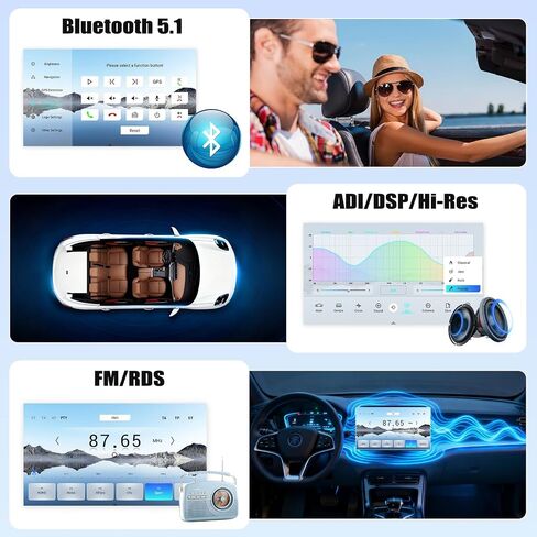 2G + 64G Android 13 Car Stereo لـ Nissan Versa Sedan 2015-2019 Radio Wireless Carplay Android Auto ، 10.1 " in Kuwait