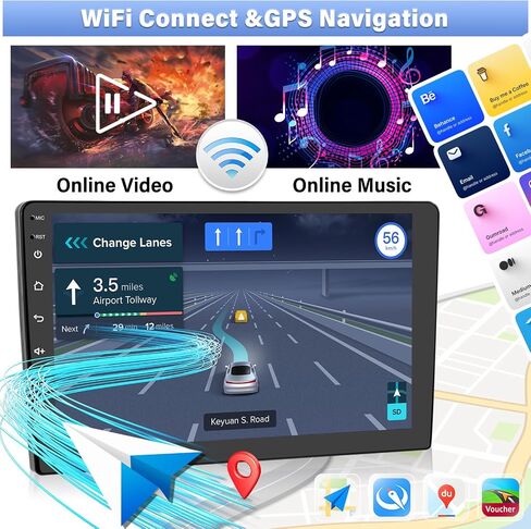 2G + 64G Android 13 Car Stereo لـ Nissan Versa Sedan 2015-2019 Radio Wireless Carplay Android Auto ، 10.1 " in Kuwait