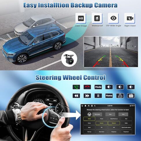 2G + 64G Android 13 Car Stereo لـ Nissan Versa Sedan 2015-2019 Radio Wireless Carplay Android Auto ، 10.1 " in Kuwait