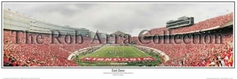 Wisconsin Badgers Camp Randall Stadium End Zone Panoramic Print Unframed in Saudi Arabia