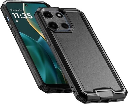for Motorola Moto G Stylus 5G 2025 XT2517 Exquisite Hybrid Cover Phone Case + Extreme Band (Red) in Kuwait