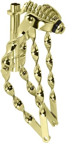 Lowrider Bike 12 Bent Flat Twisted Spring Fork 1 Inch Gold. in Saudi Arabia