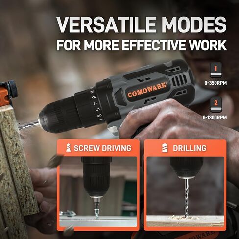 COMOWARE 20V Fast Charger, 88W Official Charger Adapter for COMOWARE 20V Cordless Drill Battery, Rapid Charging Tool Accessories in Saudi Arabia