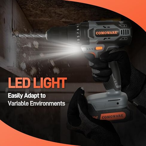 COMOWARE 20V Fast Charger, 88W Official Charger Adapter for COMOWARE 20V Cordless Drill Battery, Rapid Charging Tool Accessories in Saudi Arabia