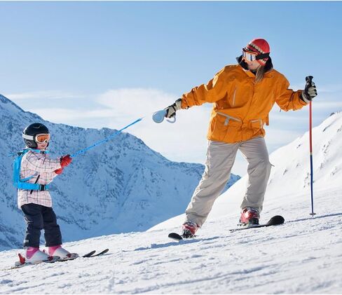 مدرب أحزمة التزلج والتزحلق على الجليد من كابس لوك للأطفال - مقود قابل للسحب مع حبال مطاطية ممتصة للصدمات للتدريب الآمن على التزلج in Kuwait