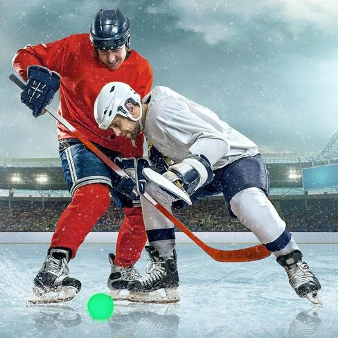 Elcoho Ice Hockey Puck، تتوهج في أكياس الحفلات المظلمة، مجموعة من كرات الأرض الخضراء مع حقيبة برباط للشباب البالغين في الهواء الطلق والألعاب الرياضية الداخلية والتدريب in Saudi Arabia