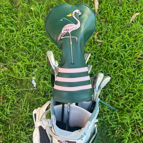 PINKTEE Golf Club Headcover Fits All Drivers Premium Leather Funny Golf Club Head Covers for Women Men in Saudi Arabia