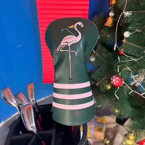 PINKTEE Golf Club Headcover Fits All Drivers Premium Leather Funny Golf Club Head Covers for Women Men in Saudi Arabia