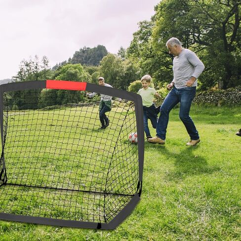 Soccer Goal with Carry Bag, 10/9MM Strengthen Pole, Arched Design, Kids Soccer Goals for Backyard Set 5x 3.1/3.6x2.7/2.9x2.4ft Portable Pop Up Soccer Nets for Toddler, Adults, Youth Games, Play, Gifts in Kuwait