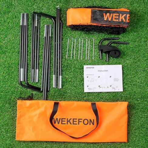 Soccer Goal with Carry Bag, 10/9MM Strengthen Pole, Arched Design, Kids Soccer Goals for Backyard Set 5x 3.1/3.6x2.7/2.9x2.4ft Portable Pop Up Soccer Nets for Toddler, Adults, Youth Games, Play, Gifts in Kuwait