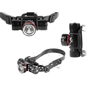 Dive Light,Scuba Diving Headlamp，3-in-1 Professional Underwater Headlight Professional IPX8 Waterproof Diving Headlight (DH06) in Saudi Arabia
