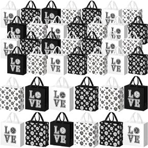 24 Pcs Mother's Day Gift Bags Mother's Day Goodie Treat Snack Tote Bags with Handles for Party Birthday Supplies in Saudi Arabia