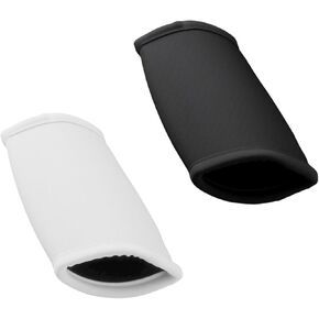 قطعتان من وسادة الذقن لكرة القدم، غطاء حزام الذقن لخوذة كرة القدم للشباب البالغين، للتزلج في الهواء الطلق وركوب الدراجات والتزلج على الجليد (أسود وأبيض) in Kuwait