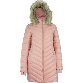 Spyder Women's Boundless Faux Fur Long Puffer Coat, Color Options in Saudi Arabia