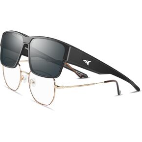 KastKing Molino Fit-Over Polarized Sunglasses,UV400 Protection Ultralight Wraparound Fishing Sports Sunglasses, TAC Lenses in Saudi Arabia