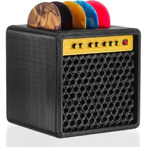 Guitar Picks Holder Box, Amp Speaker Style Paddle Holder Guitar Pick Display Holders for Bass Ukulele Pick Storage in Saudi Arabia