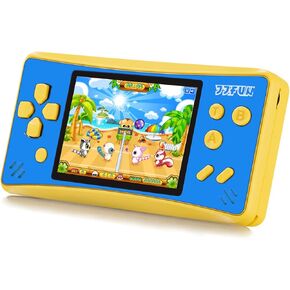 JJFUN Portable Game Console for Kids – 3.2" Screen, 168 Built-in Classic Games, Plug & Play on TV, Rechargeable, Ideal Gift for Boys & Girls, Great for Travel, Holidays & Birthdays in Kuwait