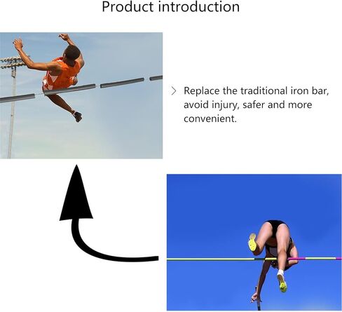 قضبان عرضية من حبل بنجي للقفز العالي، قضبان بنجي مطاطية، حبل مسار، حزام تدريب مرتفع، معدات تدريب، ممارسة مرنة دائمة، عارضة مطاطية in Kuwait