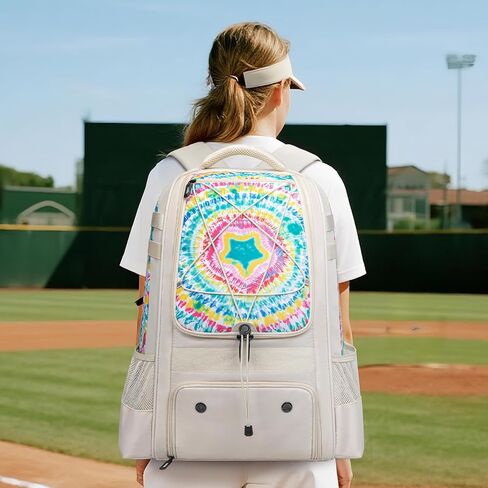 Baseball Bag for Youth | Softball Backpack 50L Large Capacity with Shoe Compartment and 4 Bat Holders | Nova Flare Series in Saudi Arabia