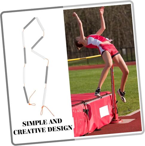 High Jump Foam Elastic Training Bar Portable Soft Foam Aid for Outdoor Sports Flexible Design for Boy Girl Adults Latex Polyester Construction for High Jump Practice in Saudi Arabia