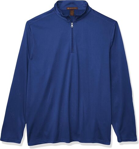 Harriton Men's Advantage Snag Protection Plus Quarter Zip Pullover Shirt in Saudi Arabia