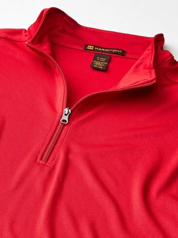 Harriton Men's Advantage Snag Protection Plus Quarter Zip Pullover Shirt in Saudi Arabia