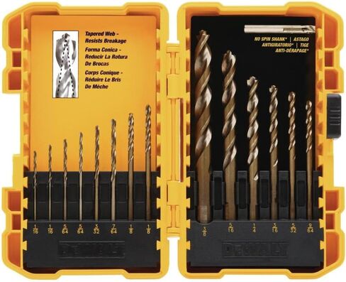 DEWALT Black Oxide Drill Bit Set, 20-Piece (DW1177) in Saudi Arabia