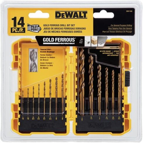 DEWALT Black Oxide Drill Bit Set, 20-Piece (DW1177) in Saudi Arabia