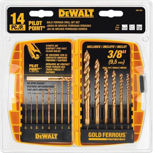 DEWALT Black Oxide Drill Bit Set, 20-Piece (DW1177) in Saudi Arabia