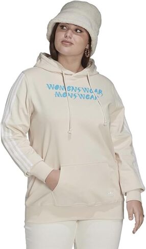 adidas Originals Always Original Womens Hoodie, Plus Sizes, Wonder White in Saudi Arabia