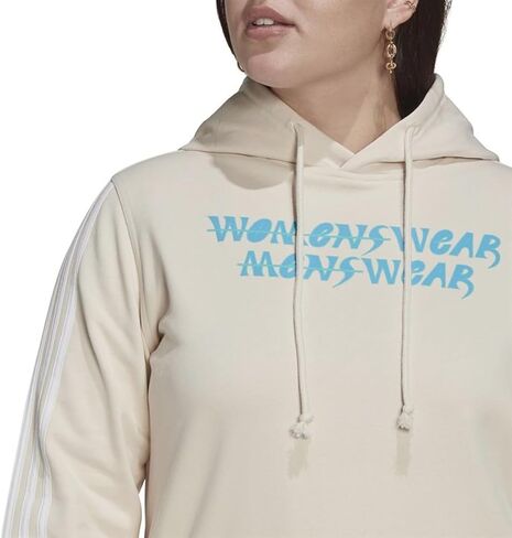 adidas Originals Always Original Womens Hoodie, Plus Sizes, Wonder White in Saudi Arabia