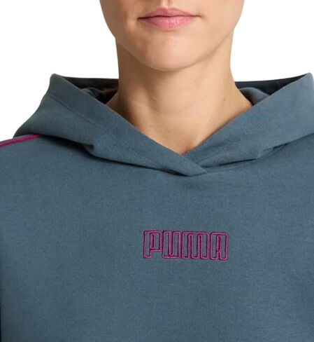 PUMA Women's Long Sleeve Fleece Pullover Hoodie with Kangaroo Pocket in Saudi Arabia
